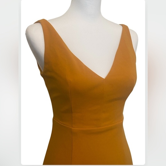 Lulus Embrace the Night V-Neck Bodycon Slim Fitted Dress Small Cocktail Party - Picture 9 of 10